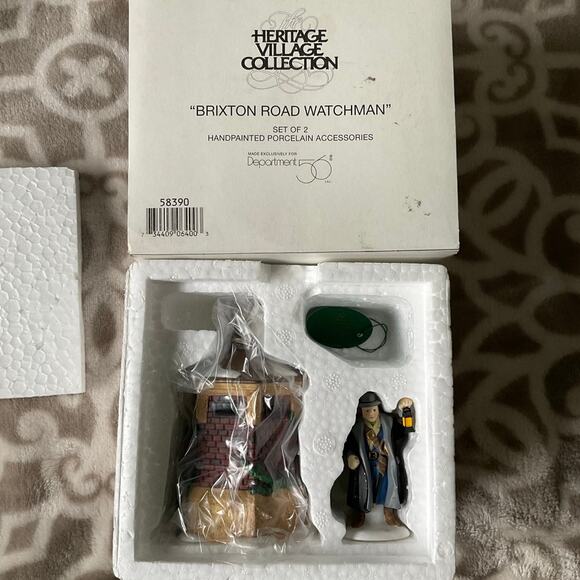 Brixton Road watchmen department 56 Heritage Village collection two piece set - Picture 1 of 1